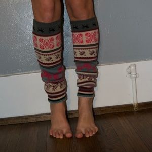 Free People Fairisle Legwarmers